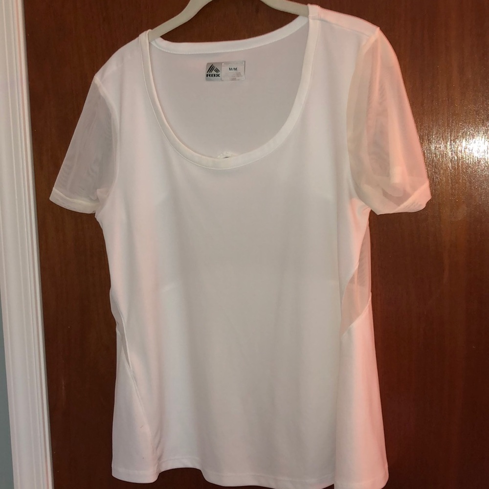 White workout top
